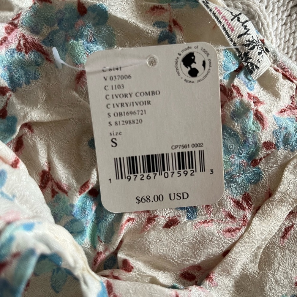 NWT Free People Intimately Bodysuit Elastane Women’s Size Small - Picture 11 of 15